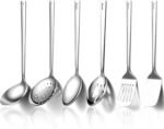 Evanda Kitchen Utensils Set 6pcs, Stainless Steel Cooking Utensils Set, Heavy Duty Kitchen Tools Spatulas Set, Home Essentials Kitchen Gadgets Accessories - Image 2
