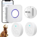 EverNary Dog Door Bell for Potty Training, WiFi Doggie Door Bell,Smart Wireless Doggy Doorbell with Phone App,Waterproof Touch Button with Large Activate Range (1 WiFi Receiver 2button) - Image 2