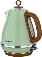 Evoloop 1.7L Electric Kettles, BPA Free Tea Kettle, Hot Water Boiler Heater, Stainless Steel Teapot, Auto Shut-Off & Boil-Dry Protection, 120V/1500W - Image 2