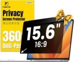 F FORITO 15.6 Inch Laptop Privacy Screen Protector, 360° Anti Peeping and Anti Glare Laptop Privacy Shield Compatible with 15.6" HP/Lenovo/Dell/Acer/ASUS/Thinkpad with 16:9 Aspect Ratio - Image 2
