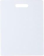 FARBERWARE Reversible Plastic Cutting Board, 8x10 Inch, White, Dishwasher Safe, Non-Porous and Durable for Chopping, Slicing, Prep, Easy to Store - Image 2