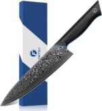 FINTISO Chef Knife 8 inch, 67-Layer Japanese Damascus Steel Kitchen Knife, Sharp Knife with G10 Handle, Professional Cooking Knives for Home and Kitchen - Image 2