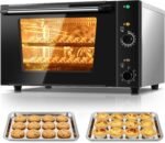 FOHERE Commercial Convection Oven - 50 Qt Large Capacity Electric Oven for Restaurant/Cafe/Food Industry, Black - Image 2