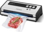 FRESKO Automatic Vacuum Sealer for Food with 95 kPa Powerful Suction, Compact Food Sealer machine Starter Kit with 10 Vacuum Bags for Dry/Moist Food, Sous Vide, Meal Prep - Image 2