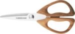 Farberware 5221282 All Purpose Shear, Pecan Wood Handles 8.2 x 3.5 x 0.5 inches - Image 2