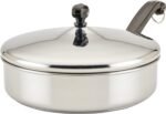 Farberware Classic Stainless Steel Fry Lid, Saute Pan (2.75 Quart), Silver - Image 2