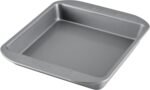 Farberware Nonstick Bakeware 9-Inch Square Cake Pan, Gray - Image 2