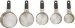 Farberware Professional Set of 5 Stainless Steel Measuring Cups, Precision and Ease in Every Scoop, Features Magnetic Handles for Easy Storage, Dishwasher Safe - Image 2