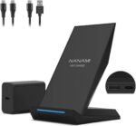 Fast Wireless Chargeing Stand,Equipped with PD 30W Adapter,Qi Certified High Speed Charger with Extra USB-A Port Compatible with iPhone 17/16/15/14/13/12/11, for Samsung Galaxy S25/S24/S23/S22/S21 - Image 2