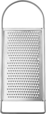 Fine Grater for Kitchen - Flat Grater Stainless Steel - Shredder Kitchen with Handle - Food Grater for Cheese, Fruits, Vegetables - Image 2