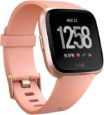 Fitbit Versa Smart Watch, Peach/Rose Gold Aluminium, One Size (S & L Bands Included) - Image 2