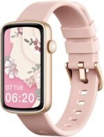 Fitness Watches for Women, LYNN2 Fitness Tracker with Heart Rate Monitor Blood Oxygen/Sleep Tracker Pedometer, Slim Step Tracker Watch for iOS/Android Phones Waterproof (Pink) - Image 2