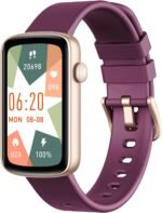 Fitness Watches for Women, LYNN2 Fitness Tracker with Heart Rate Monitor Blood Oxygen/Sleep Tracker Pedometer, Slim Step Tracker Watch for iOS/Android Phones Waterproof (Purple) - Image 2