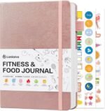 Food Journal & Workout Log Book: Daily Fitness Tracker & Food Diary with Calorie Counter | Exercise Planner Fitness Journal for Gym, Yoga, Weight Loss Goals | Workout Essentials for Women & Men, Gold - Image 2