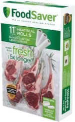 FoodSaver Custom Fit Vacuum Sealer Rolls, Airtight Food Storage and Sous Vide Rolls, BPA-Free, 11 x 16' (Pack of 3) - Image 2