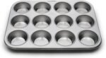Fox Run Muffin and Cupcake Pan, 12 Standard Cup, Stainless Steel - Image 2