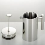 French Press Coffee Maker, 12 Oz Stainless Steel, Triple Mesh Filter, Double Wall Insulated, for Coffee & Tea, Portable for Home, Office, Camping & Travel - Image 2