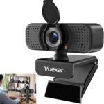 Full HD 1080P Webcam with Microphone, Noise-Canceling, Privacy Cover, Wide-Angle Lens, Auto Light Correction, Plug & Play USB Web Camera for Laptop, Desktop, PC, Mac, Zoom, Skype – Pro Series - Image 2