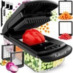 Fullstar The Original Pro Chopper - Vegetable Chopper and Spiralizer, Food Chopper with Container, Fruit Slicer, Kitchen Gadgets & Accessories, Home Essentials (2 in 1, Black) - Image 2