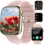 GADIXY Smart Watches for Women Answer/Make Calls, 1.83" HD,7 Day+ Battery Fitness Watch with Heart Rate/Sleep Monitor, 110 Sports Activity Trackers, IP68 Women Smartwatch for Android/iOS,Pink - Image 2