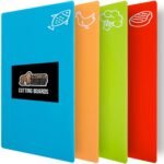 GORILLA GRIP 100% BPA-Free Flexible Cutting Board Set of 4, Durable Plastic Mats with Food Icons for Meal Prepping, Large Kitchen Chopping Mat, Use for Meat Fish Vegetables Fruit, 15x12, Multicolor - Image 2