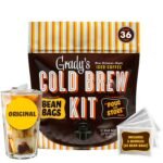 GRADY’S COLD BREW, New Orleans Style, 100% Arabica Ground Coffee & Chicory Pouches, All-in-One Cold Brew Kit with 12 Easy-to-Brew Beans Bags, Makes 36 drinks - Image 2