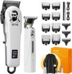 GTSPro Hair Clippers for Men, Clippers and Trimmers Set, Barber Clippers, Electric Hair Trimmer with Box, Gifts for Men White - Image 2