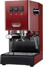 Gaggia RI9380/47 Classic Pro Espresso Machine,1.3liters, Cherry Red - Image 2