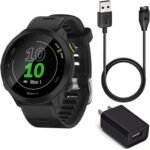 Garmin Forerunner 55 GPS Running Smartwatch (Black) Power Bundle - Image 2