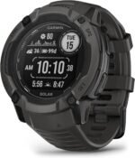 Garmin Instinct 2X Solar, Rugged GPS Smartwatch, Built-in Flashlight, Solar Charging Capability, Multi-Band GNSS, Graphite (Renewed) - Image 2