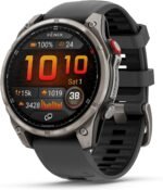 Garmin fēnix® 8 Pro, 47mm, AMOLED Display, Premium Connected Multisport GPS Smartwatch, inReach® Technology, Sapphire, Titanium with Graphite/Black Silicone Band - Image 2