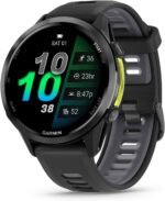 Garmin® Forerunner® 970, Premium GPS Running and Triathlon Smartwatch, AMOLED Display, Built-in LED Flashlight, Carbon Gray DLC Titanium with Black Case and Translucent Whitestone Band - Image 2