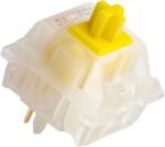 Gateron Milky Yellow Pro V2 Pre-lubed 5-Pin 50gf Linear Switches for All MX Mechanical Keyboard Game Keyboard(Milky Yellow Pro V2,72PCS) - Image 2