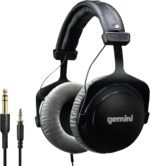 Gemini Pro Headphones – 53mm Drivers, Closed-Back, Deep Bass, Soft Cushions, 1/4" Adapter – for DJs, Producers, Podcasting, Gaming & More (DJX-1000) - Image 2