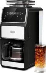 Gevi 10 Cup Drip Coffee Maker with Built-in Grinder, Grind ＆ Brew Burr Combo Coffee Machine with Touch Screen, Programmable, 4-Hour Warm Plate, Permanent Filter, Coffee Carafe - Image 2