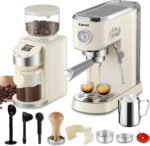 Gevi Espresso Machine 20 Bar with Grinder, Professional Espresso Maker with 35 Precise Grind Settings Burr Coffee Grinders Combos, Super-Automatic Espresso Machines, Gift for Coffee Lover - Image 2