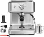 Gevi EzBru 1000 58mm Commercial Espresso Machine | PID & NTC Temp Control, 4 Adjustable Shot/Temp, Powerful Steam Wand & Barista Kit for Home & Café - Image 2