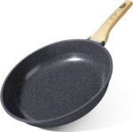 GiPP Non Stick Frying Pan - 8" Nonstick Pan Skillet with Ceramic Coating,Non Toxic Fry Pans for Cooking, Omelette Pan with Stay Cool Handle, Induction Compatible, PFAS/PTFE/PFOA Free (Gray) - Image 2