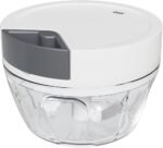 Glad Manual Pull Vegetable Chopper - Small Handheld Food Processor and Veggie Cutter with Pull String - Kitchen Cooking Tool for Meal Prep, 13.5oz (400mL) - Image 2