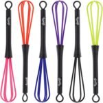 Glamlily Silicone Mini Hair Color Whisk Set - Precision Hair Dye Mixing Whisk - Multi-Use Salon & Kitchen Mixers - Vibrant Color Tools for Salon Organization - 6 Count, 7 x 1.2 in - Image 2