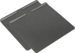 GoodCook AirPerfect Insulated Cookie Sheets Set of 2 Nonstick Carbon Steel Construction Pans for No-Burn Baking with Ergonomic Grip, 16 x 14-Inch, Gray - Image 2