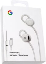 Google Earbuds Wired Headset USB-C, Comfortable Fit, Inline Controls, Compatible with Type-C Phones - White (Retail) - Image 2