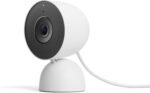 Google Nest Cam Indoor (Wired, 3rd Gen) - Security Camera with 2K Video and Gemini, Night Vision, 2-Way Audio, Works with Google Home - 2025 Model - Snow - Image 2