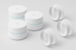 Google WiFi - AC1200 - Mesh WiFi Router System Bundle (3-Pack) + 3 Wall Mounts for Google - 4500 Sq Ft Coverage - Retail Packaging - Easy Setup, Seamless Signal for Smart Home Devices - Snow - Image 2
