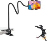 Gooseneck Phone Holder for Desk,Clip On Phone Holder for Bed,Flexible Long Arm Lazy Bracket,Cell Phone Stand Mount with Clamp for iPhone 16 Pro Max 15 14 13 X SE Series,for All 4"-7" Cellphone - Image 2