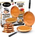 Gotham Steel Double Sided Pan, The Perfect Pancake Maker – Ceramic Nonstick Copper Easy to Flip Pancake Griddle for Fluffy Pancakes, Omelette Maker, Frittata Maker & More! Dishwasher Safe - Image 2