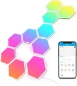 Govee Glide Hexa Light Panels, RGBIC Hexagon LED Wall Lights, Wi-Fi Smart Home Creative Wall Lights with Music Sync, Works with Alexa Google Assistant for Indoor Gaming Decor, 10 Pack - Image 2