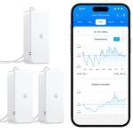 GoveeLife 262ft Bluetooth Hygrometer Thermometer 3 Pack H5110, Mini Humidity Temperature Sensor with Remote App Notifications, 2-Year Free Data Storage Export, for Bedroom, Wine Cellar, Basements - Image 2