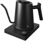 Greater Goods Electric Gooseneck Kettle, 1200W Stainless Steel with Precision Temperature Control, Fast Boil, BPA-Free, Ideal for Pour Over Coffee and Tea, 0.8L (Onyx Black) - Image 2