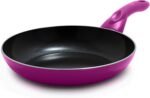 GreenLife Essentials 8" Frying Pan Skillet, PFAS-Free Ceramic Nonstick, Induction Ready Cookware, Dishwasher Safe, Magenta Pink - Image 2